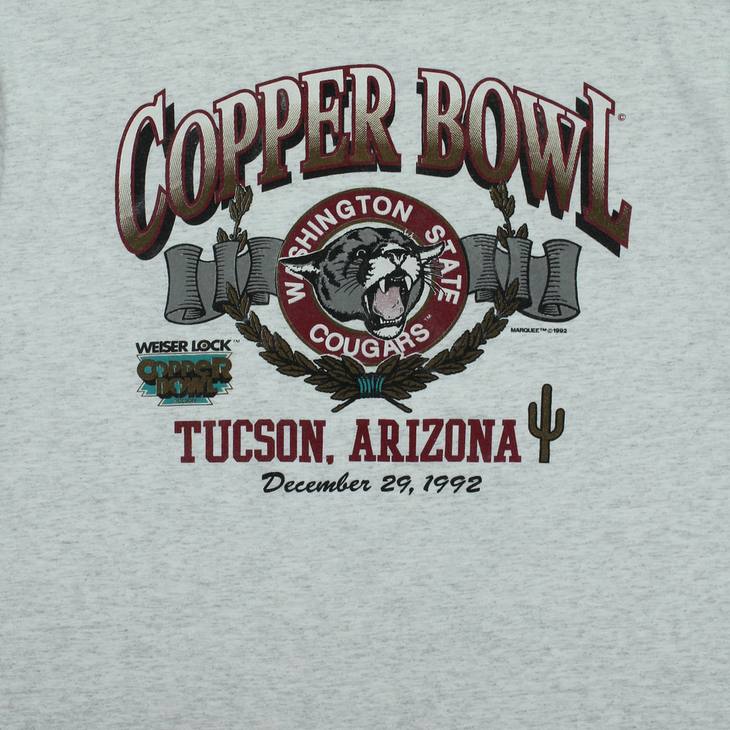 1992 Washington State Cougars Copper Bowl Tee XL