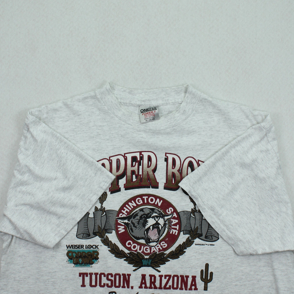 1992 Washington State Cougars Copper Bowl Tee XL
