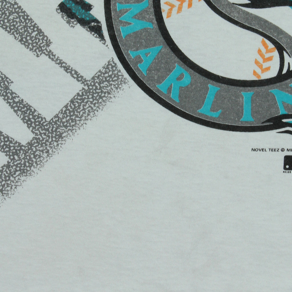 1993 Novel Teez Florida Marlins MLB Graphic Tee L