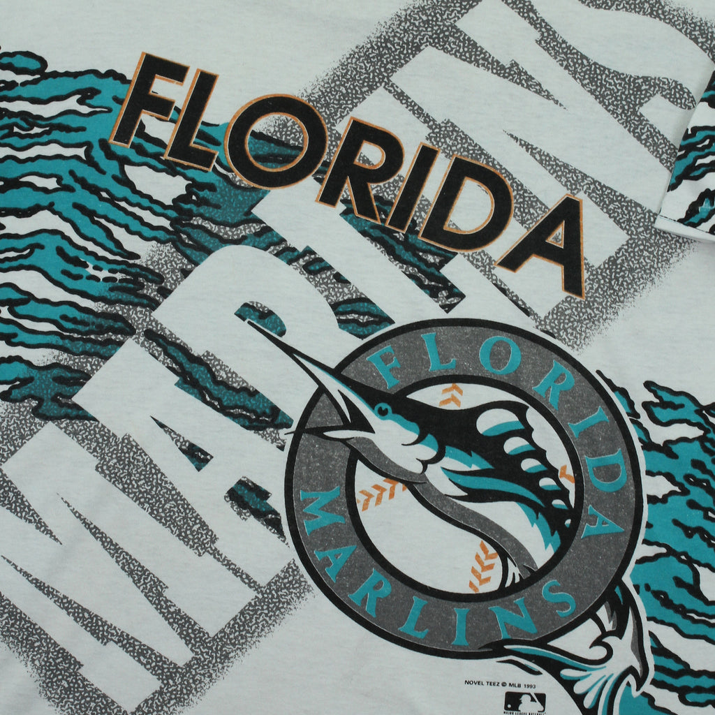 1993 Novel Teez Florida Marlins MLB Graphic Tee L