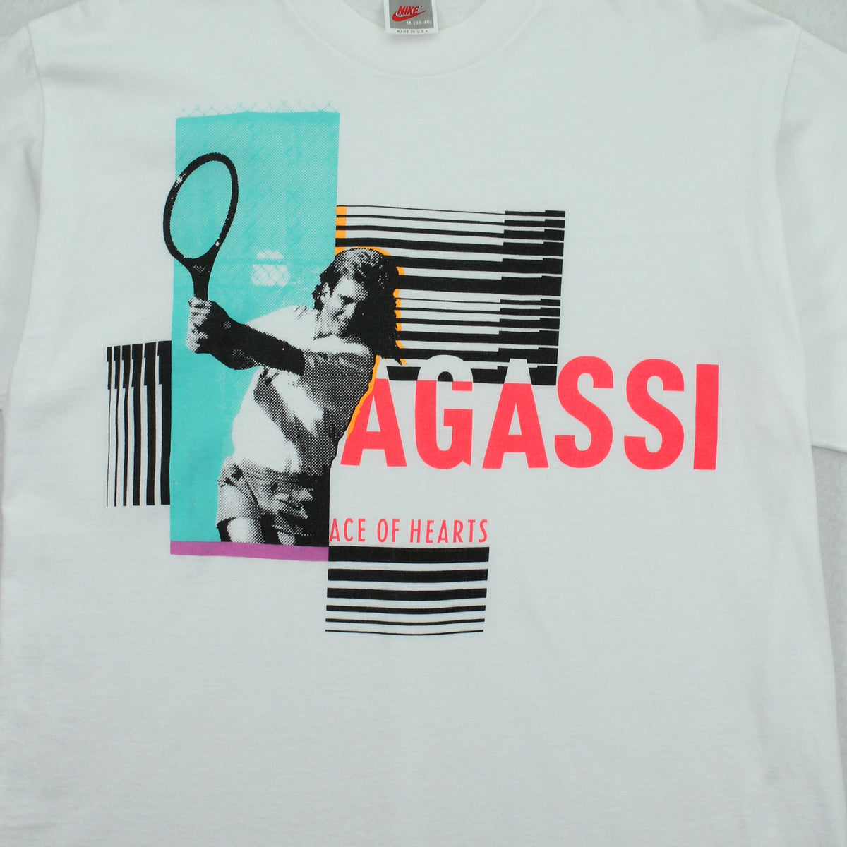 Vintage Nike Tennis Andre Agassi Tee M