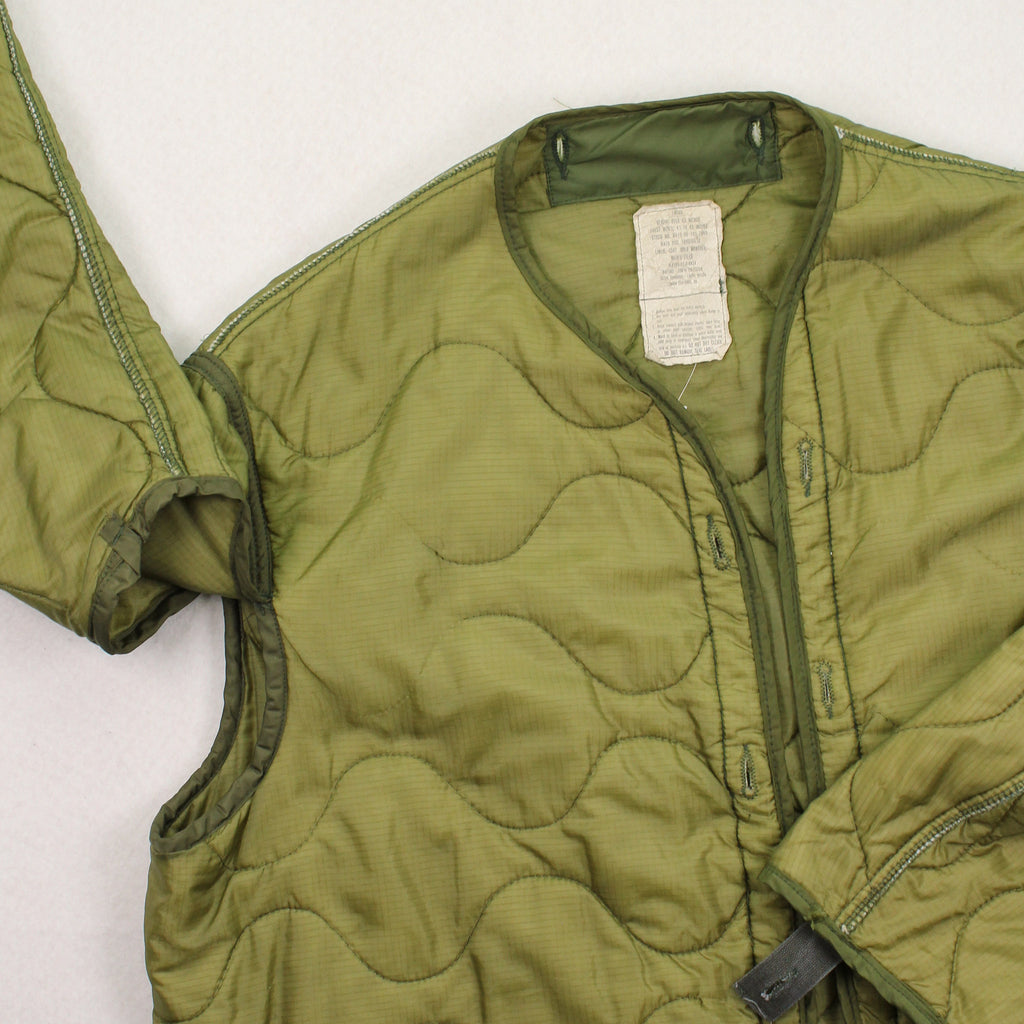 Vintage Military Liner Light Jacket L
