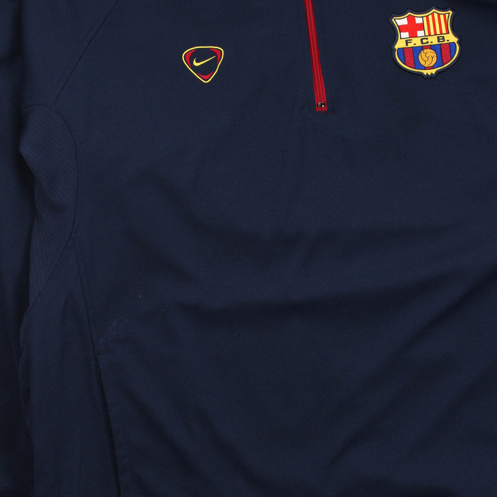 Vintage Nike Barcelona Reversible 1/4 Zip Jacket XL