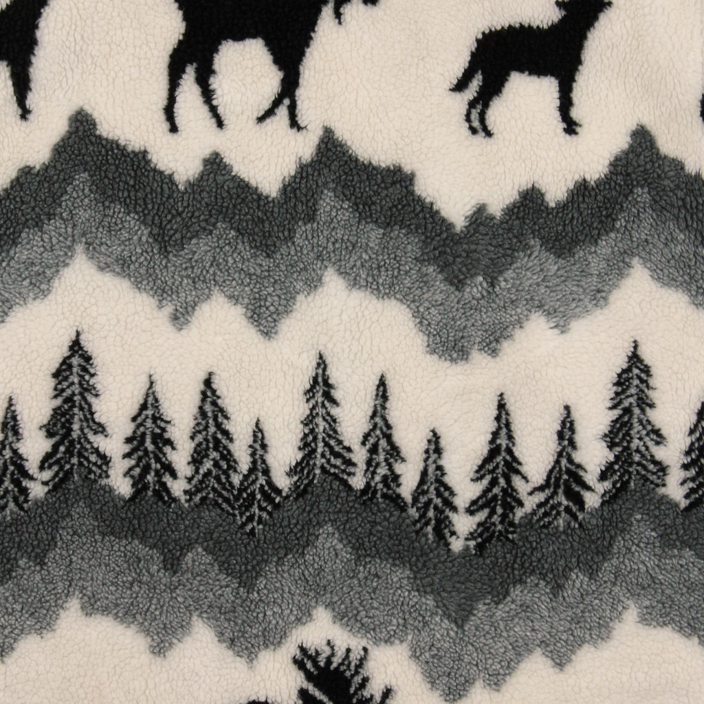 Vintage Coastlines Animal Fleece Vest L