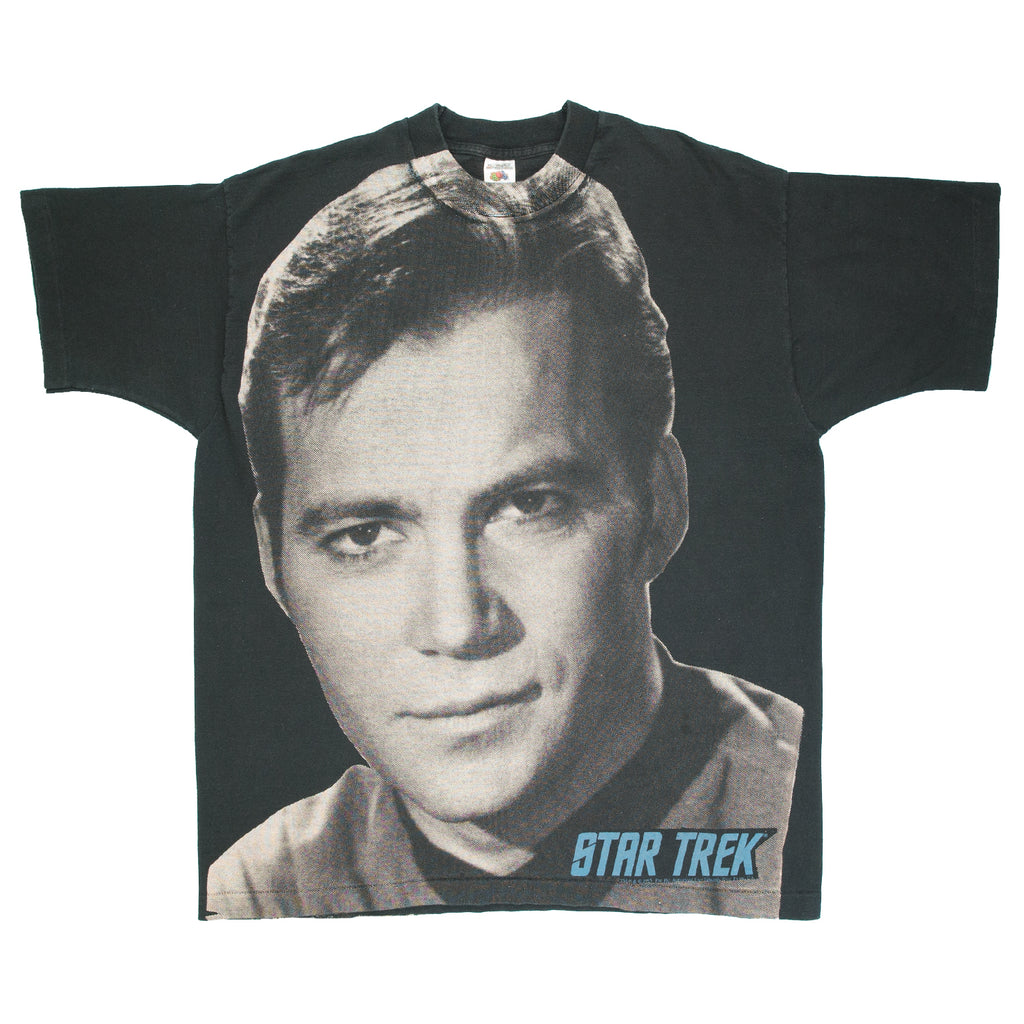 1995 Captain Kirk big print Star Trek tee XL