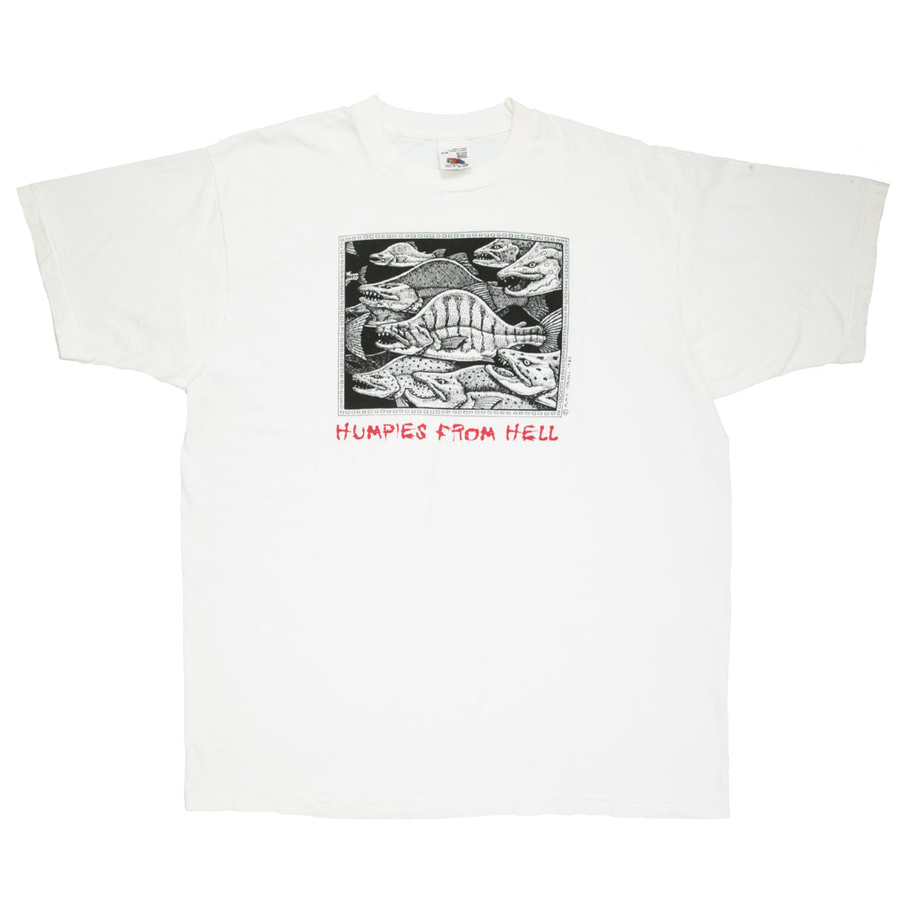 1987 Ray Troll 'Humpies From Hell' tee XL