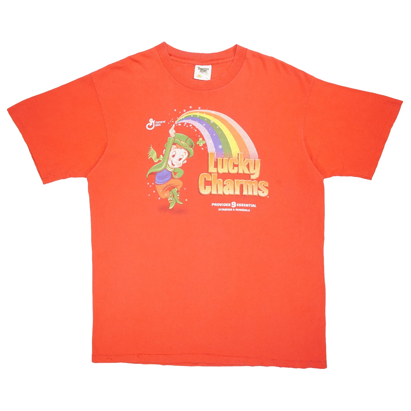'90s Lucky Charms cereal snack tee XL