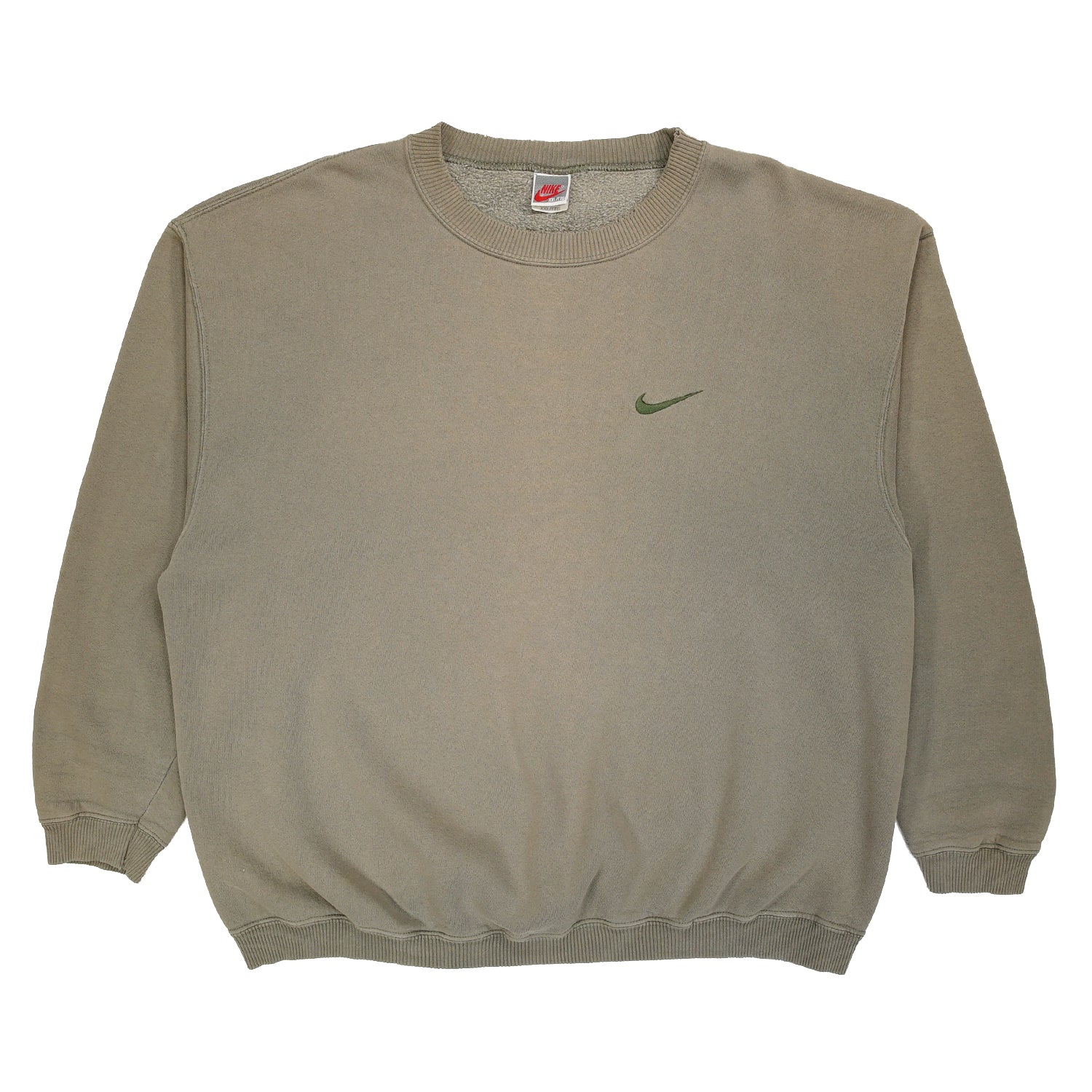 '90s Nike earth tones mini swoosh crewneck XXL