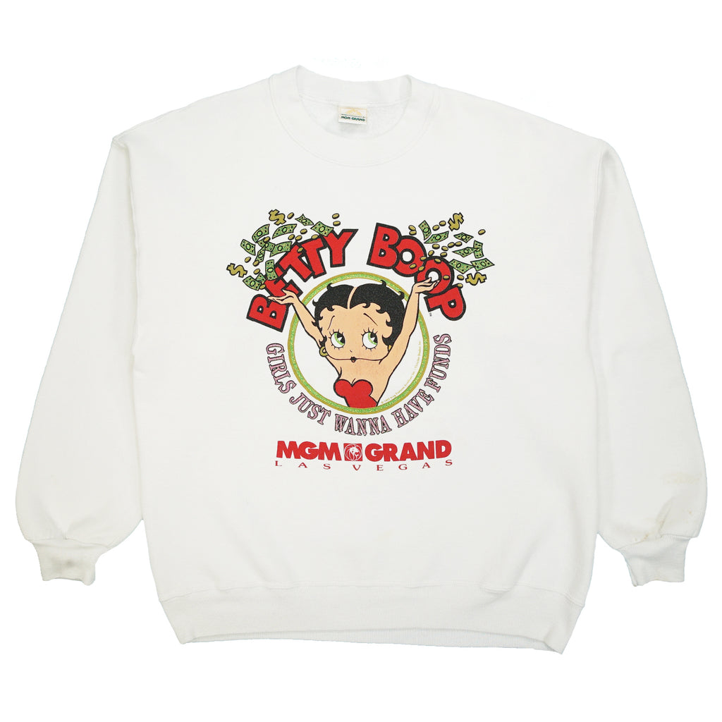 1993 Betty Boop MGM Grand Las Vegas crewneck L