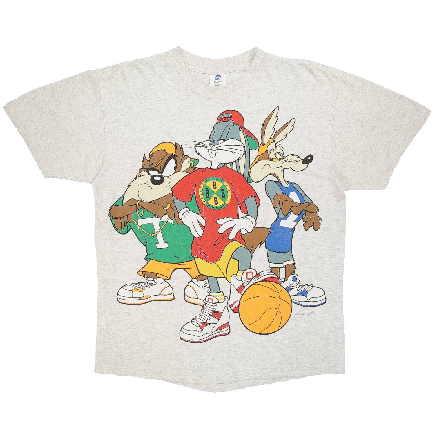 1993 Looney Tunes x Cross Colours graphic tee in grey L