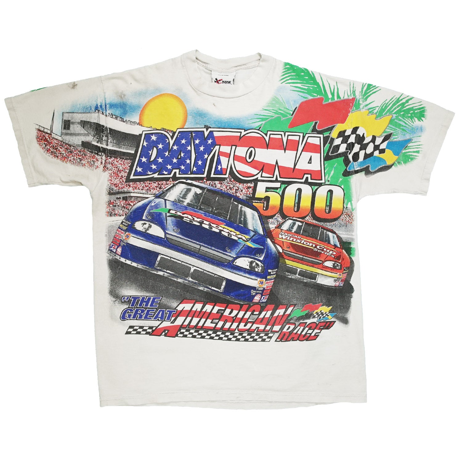 1999 Daytona 500 AOP racing tee XL