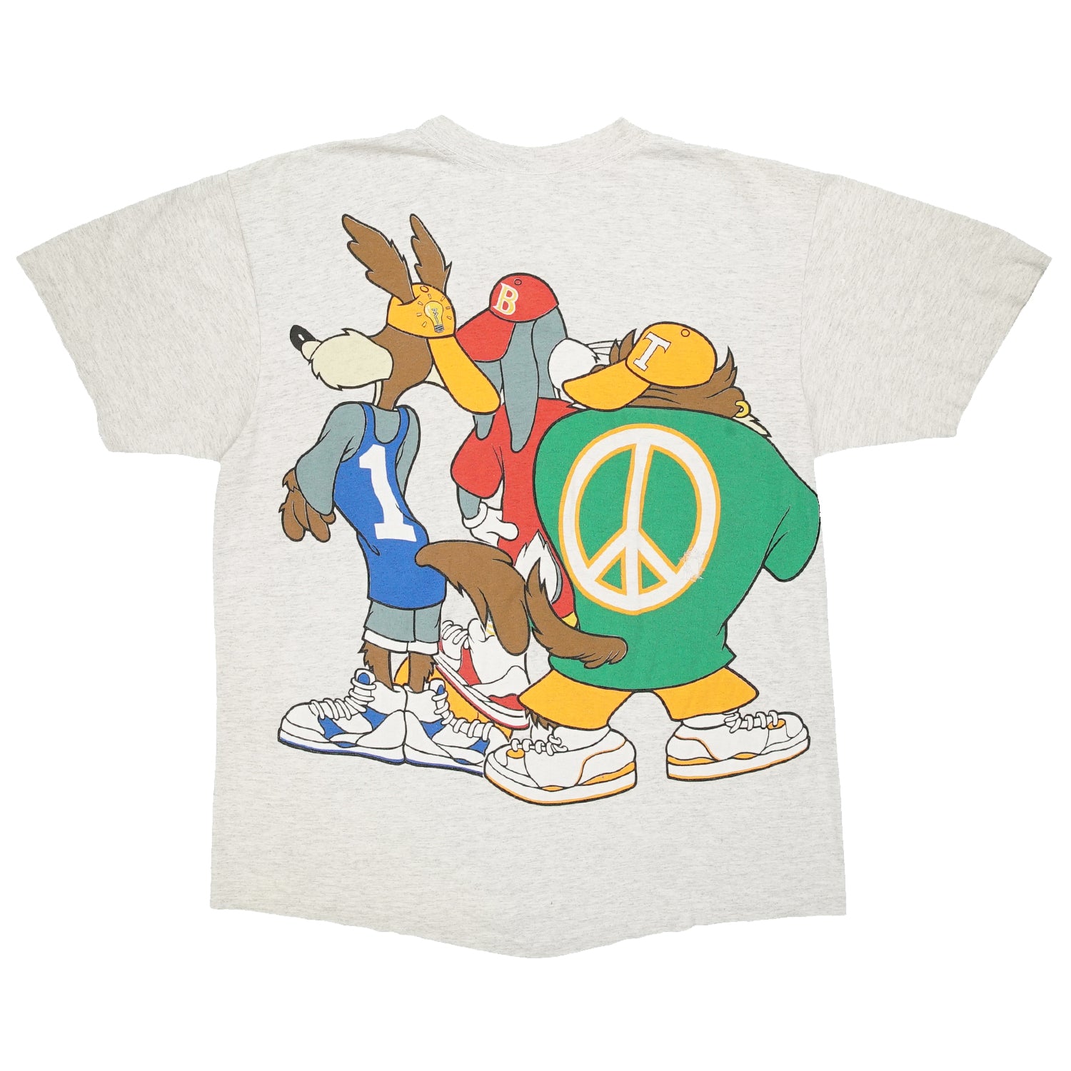 1993 Looney Tunes x Cross Colours graphic tee in grey L
