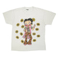 '90s Betty Boop sunflower hippy tee L