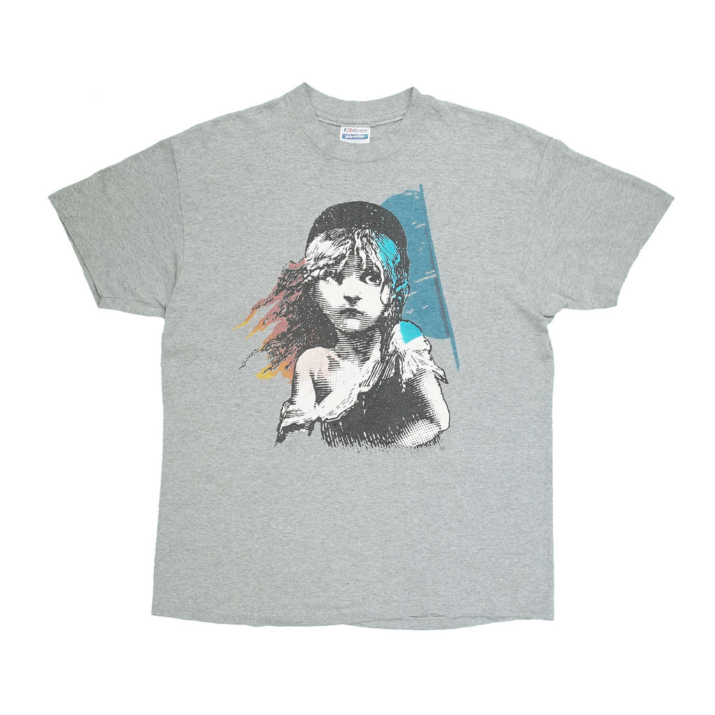 1986 Les Misérables grey tee L/XL