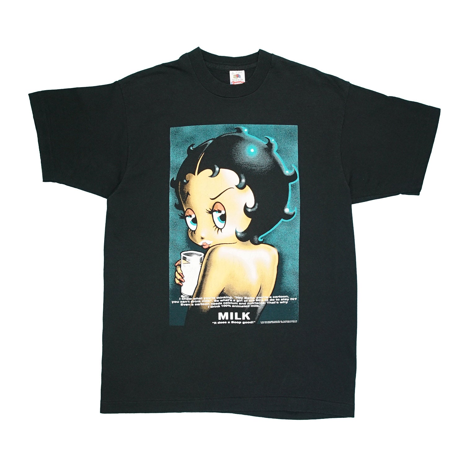 1995 Betty Boop Milk tee L