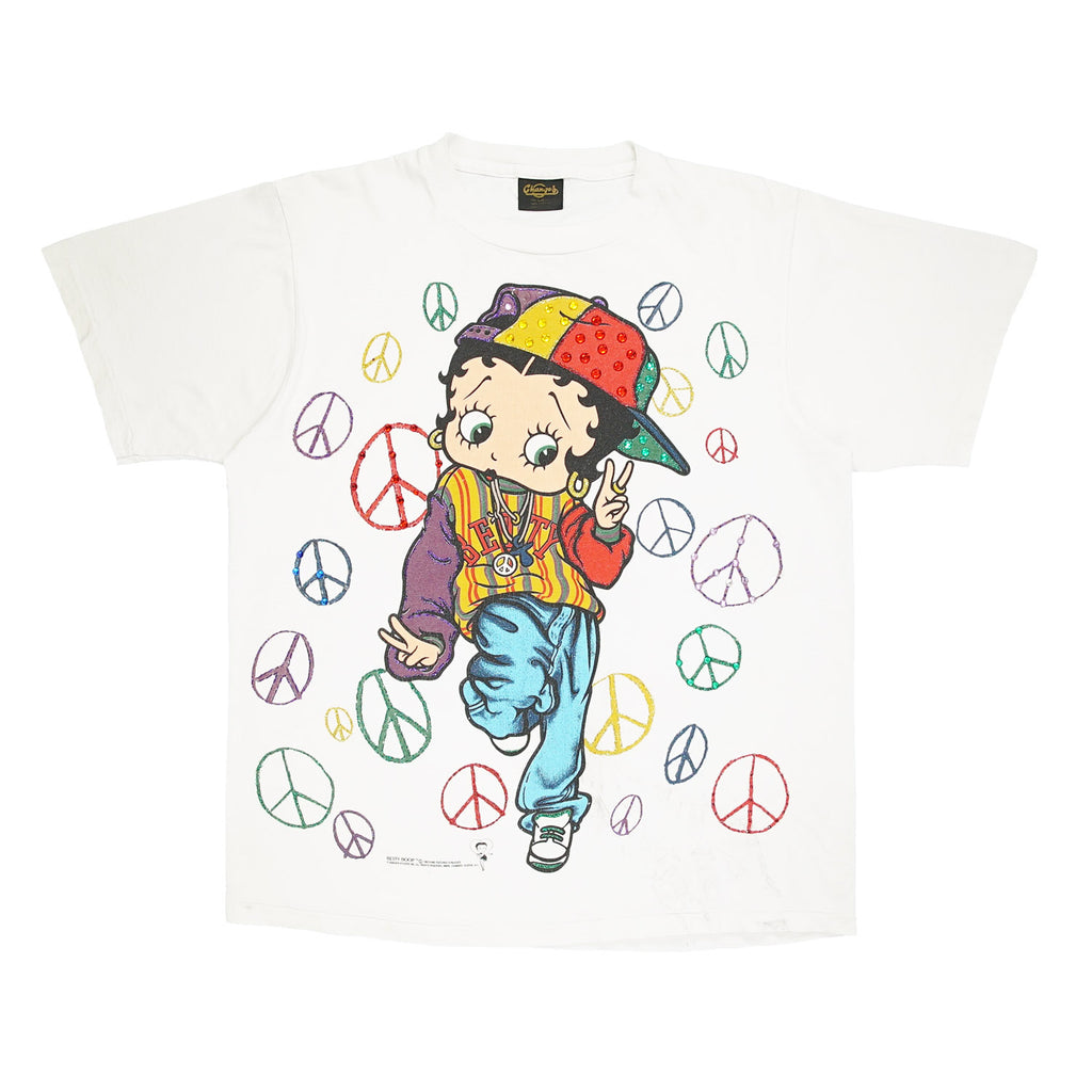 1993 Betty Boop Peace tee L