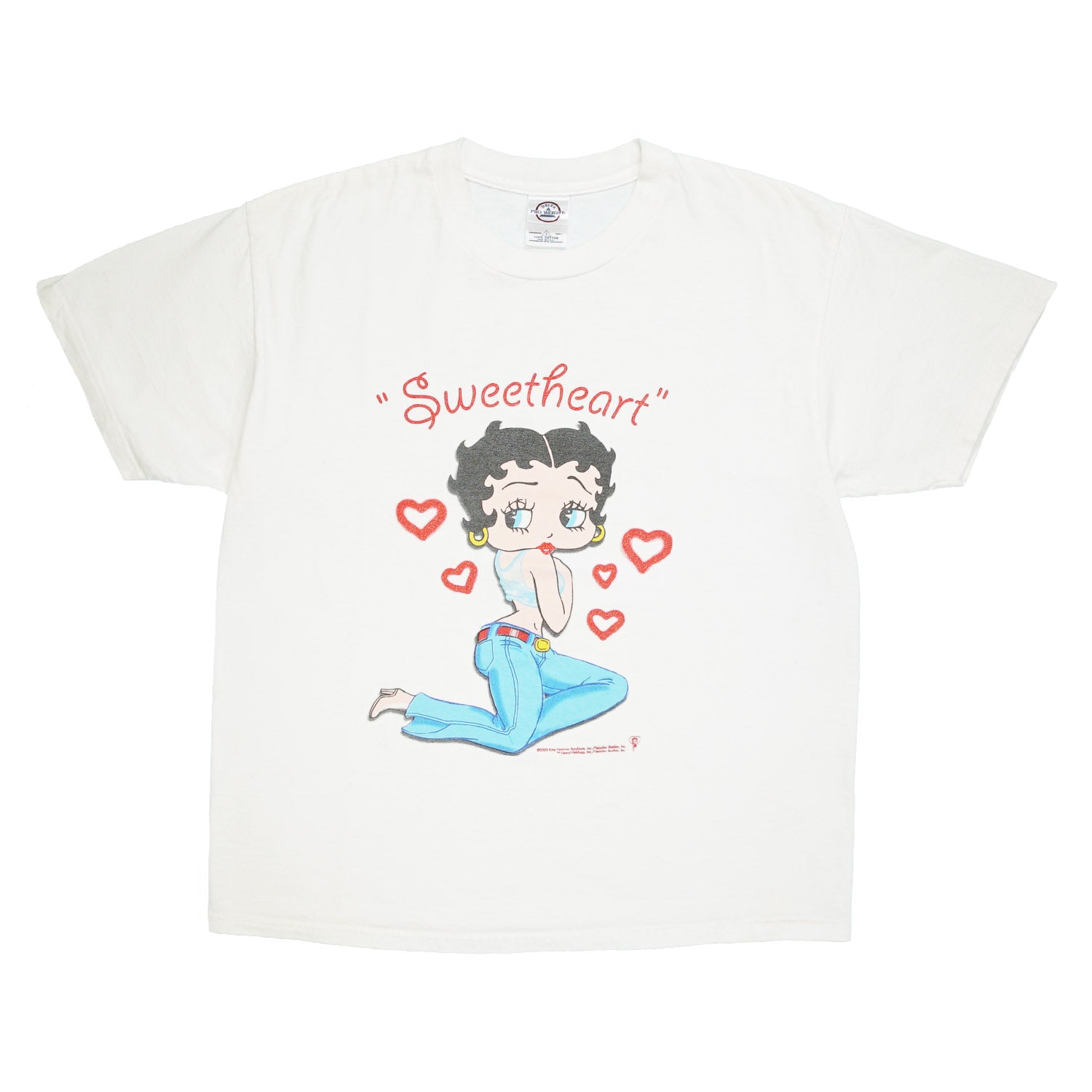 2003 Betty Boop "Sweetheart" tee L