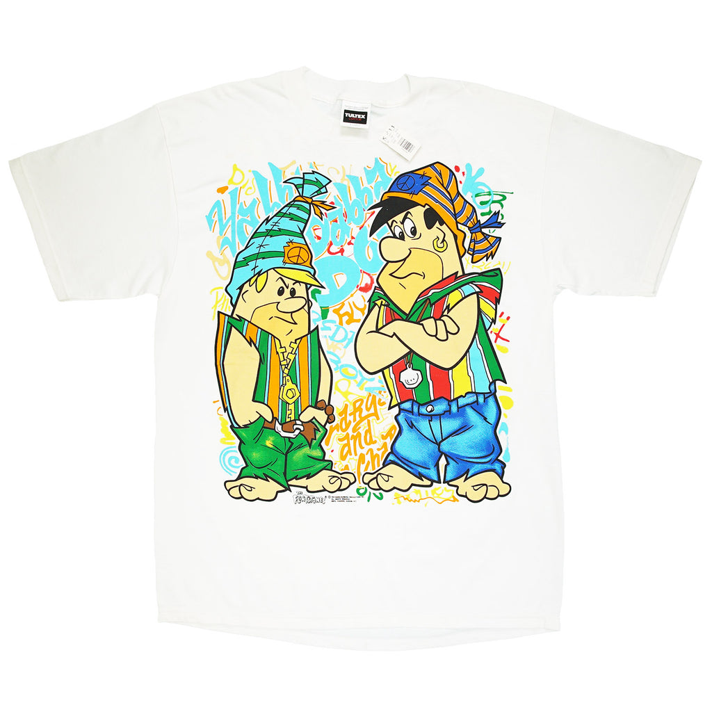 1993 Flintstones Fred & Barney deadstock tee XL