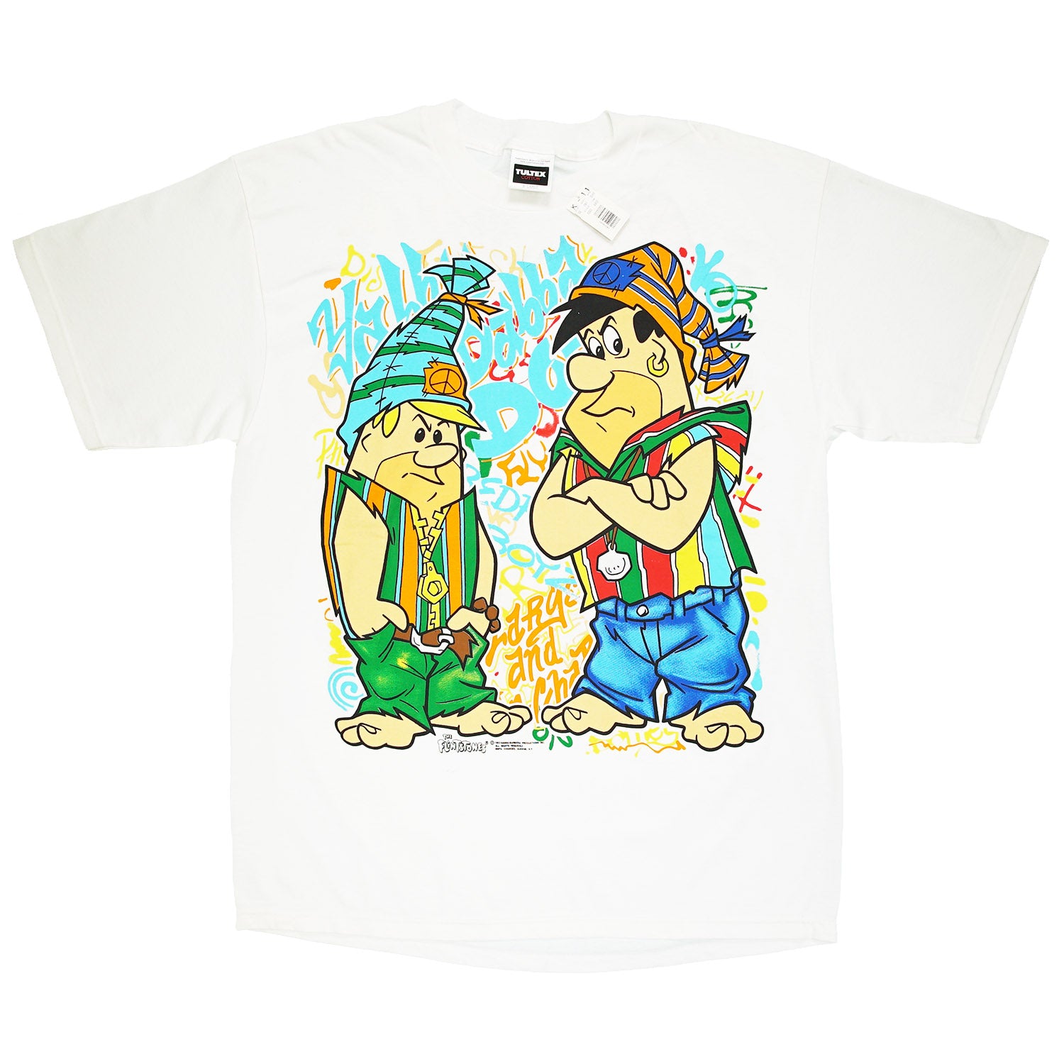 1993 Flintstones Fred & Barney deadstock tee XL
