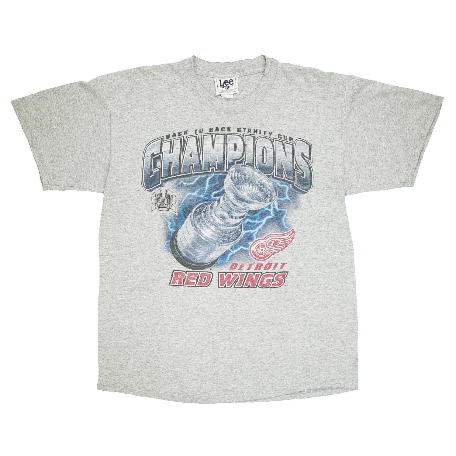 1998 Detroit Red Wings Stanley cup Champions tee L