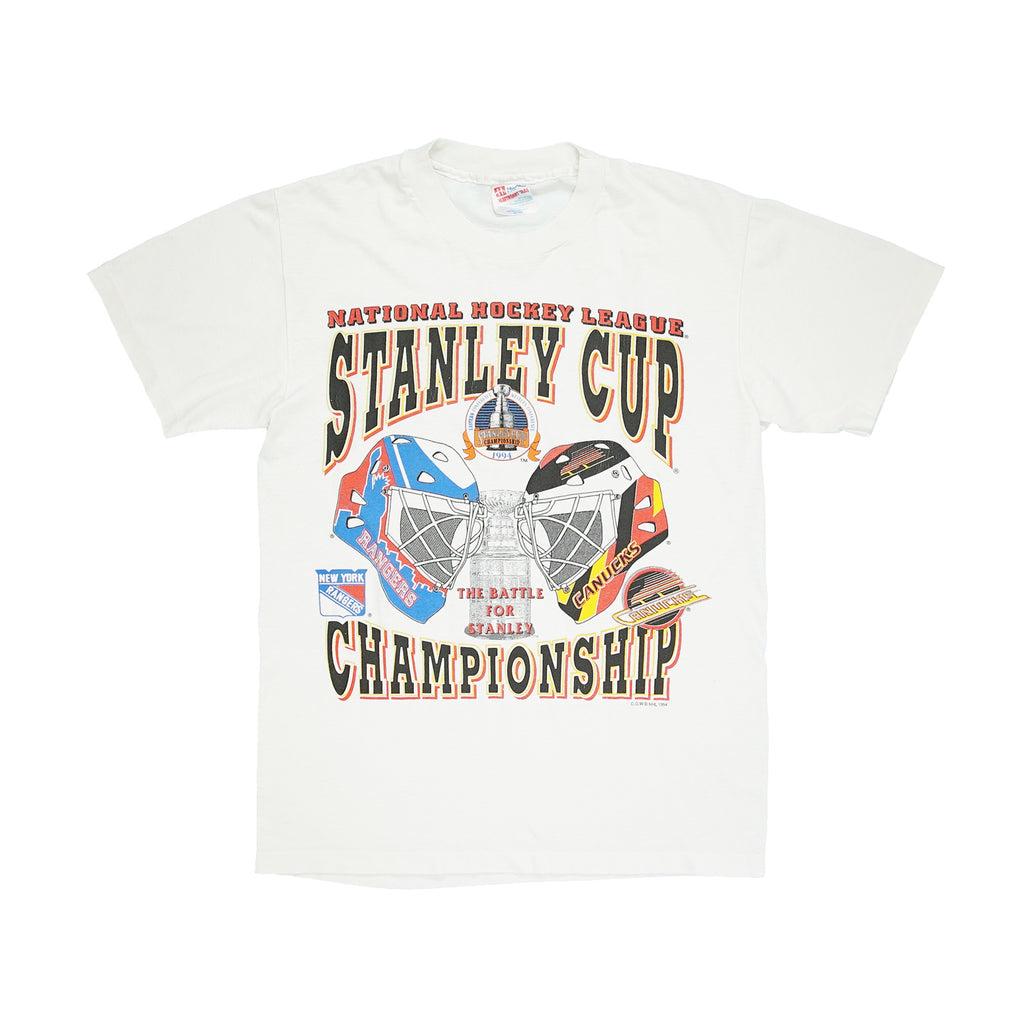 1994 Stanley Cup Championship Rangers vs. Canucks tee M