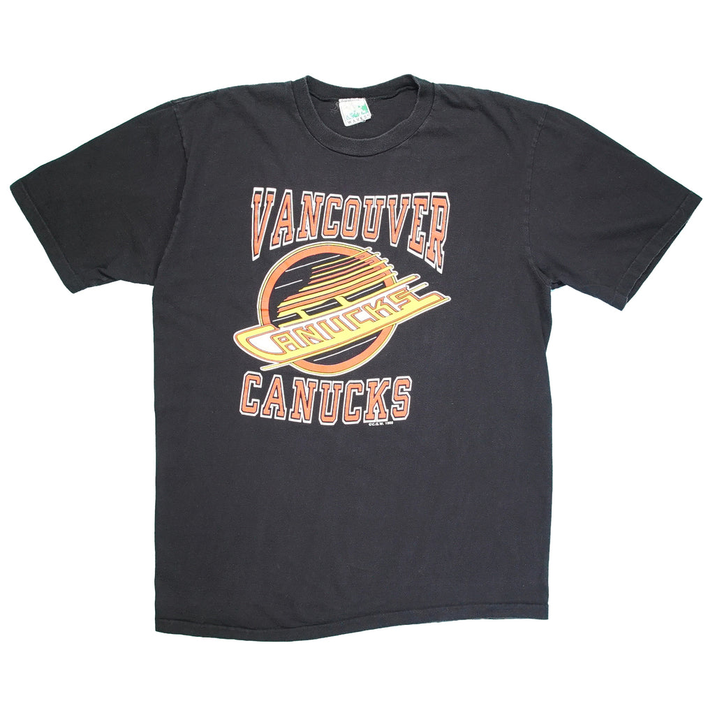 1988 Vancouver Canucks Waves tee L