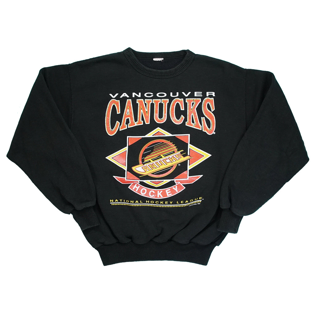 1993 Vancouver Canucks graphic crewneck L