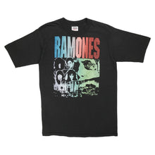 Load image into Gallery viewer, 1989 Ramones Brain Drain bootleg band tee L
