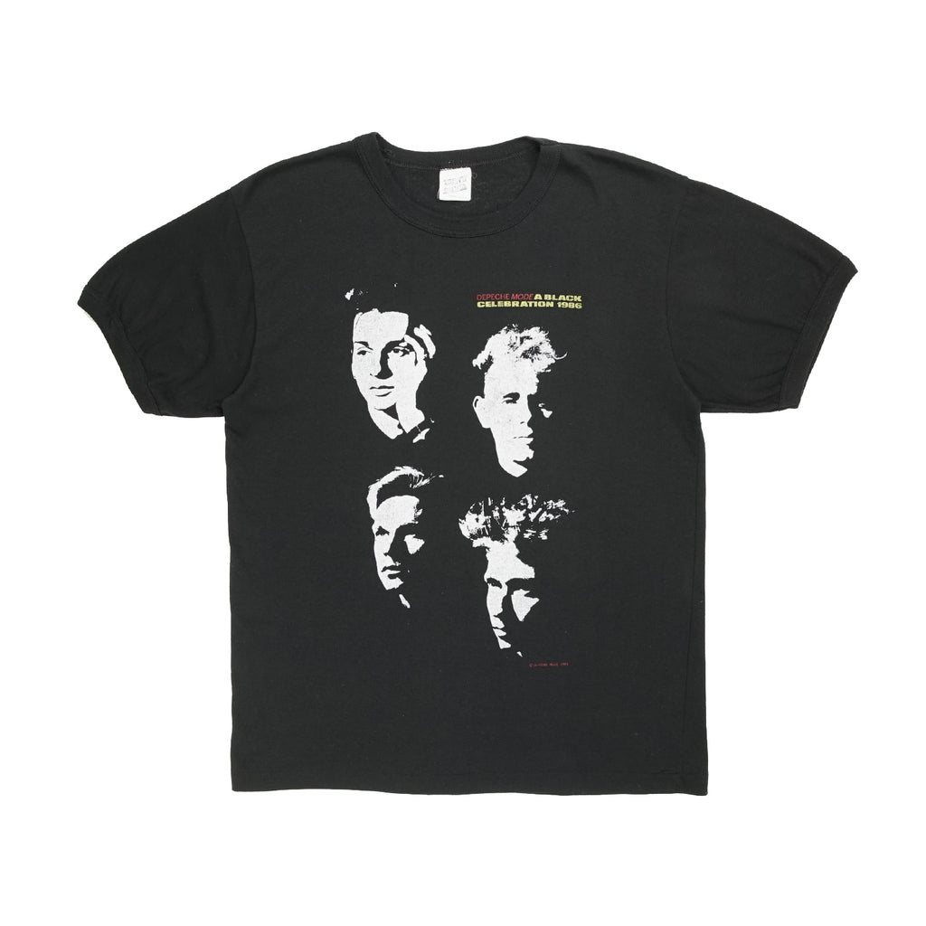 1986 Depeche Mode "A Black Celebration" tour tee L