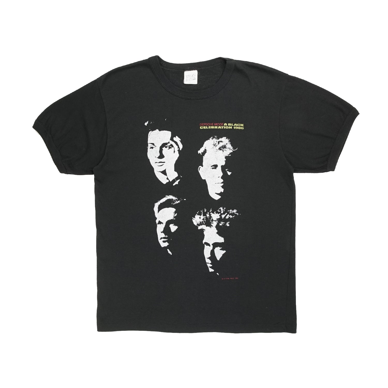 1986 Depeche Mode "A Black Celebration" tour tee L