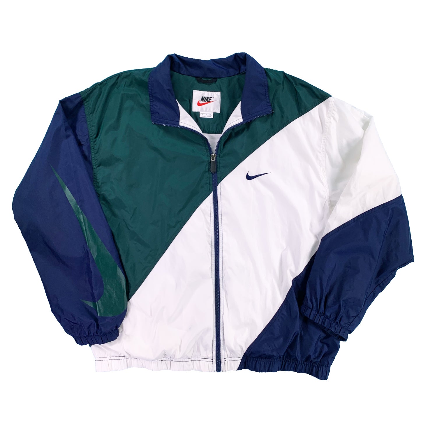 '90s Nike tri-tone windbreaker XL