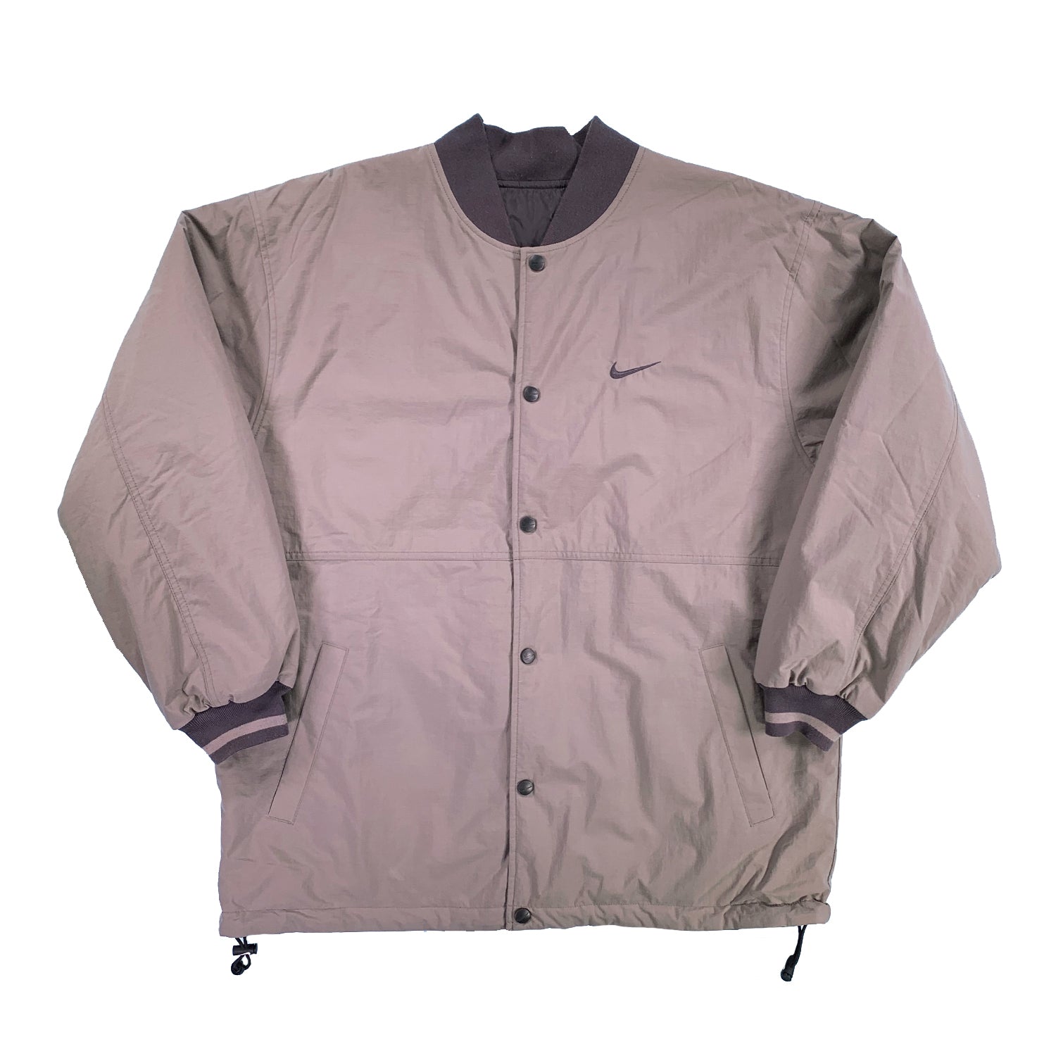 '90s Nike reversible mini swoosh jacket XL