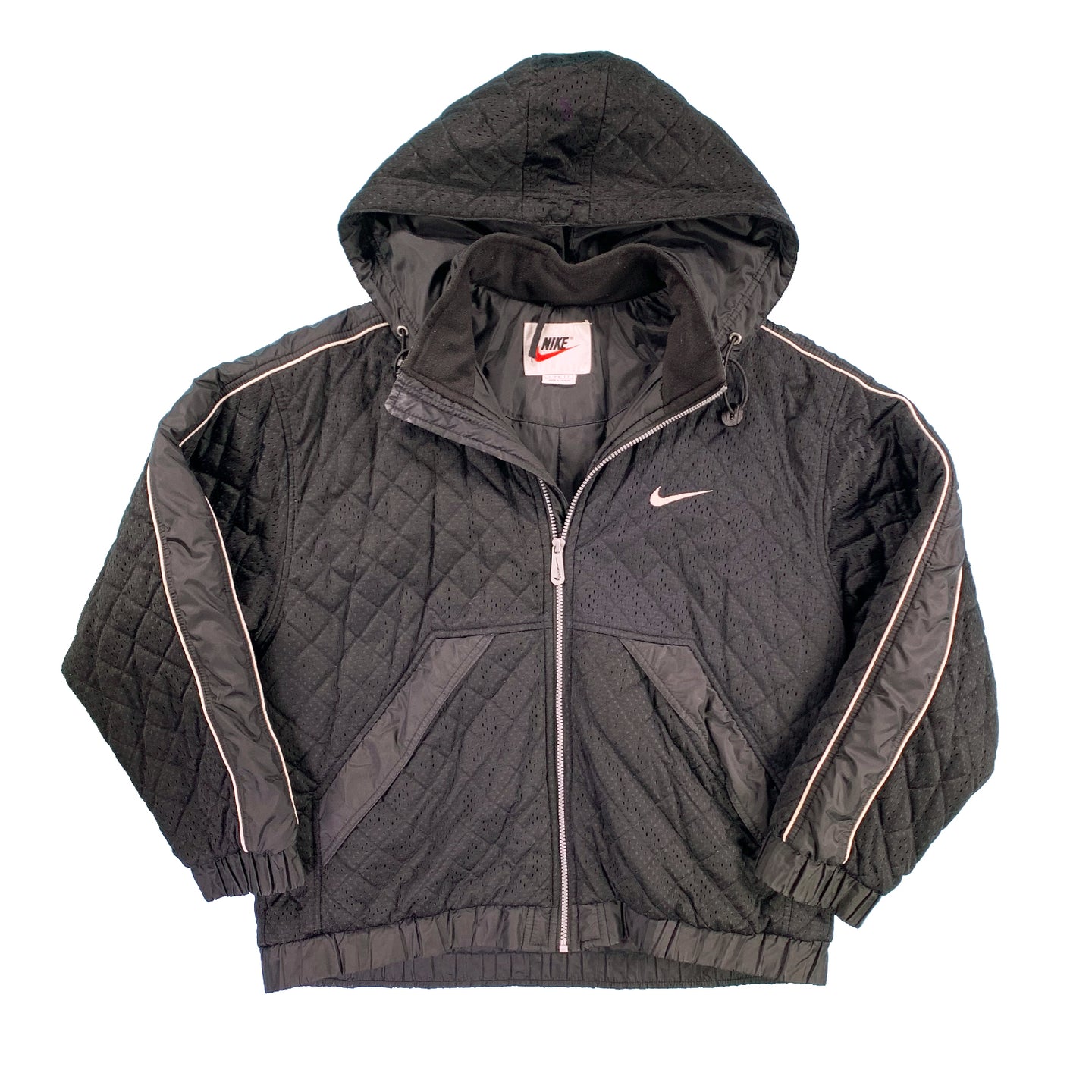 '90s Nike swoosh waffle jacket M/L