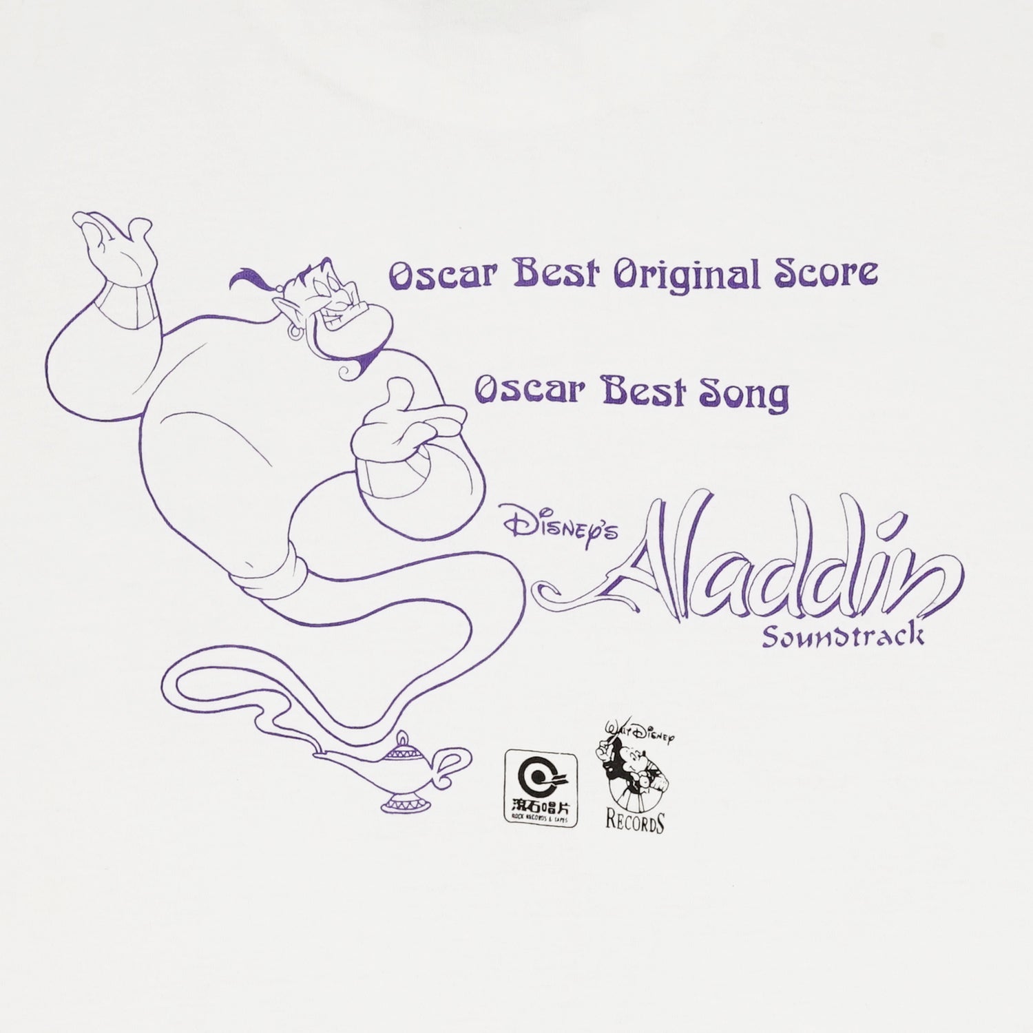 '90s Disney's Aladdin Soundtrack tee L