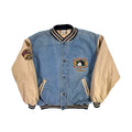 Vintage Disney Mickey Mouse league denim varsity jacket M/L