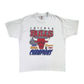 1998 Chicago Bulls Repeat 3-peat NBA Champions tee L/XL