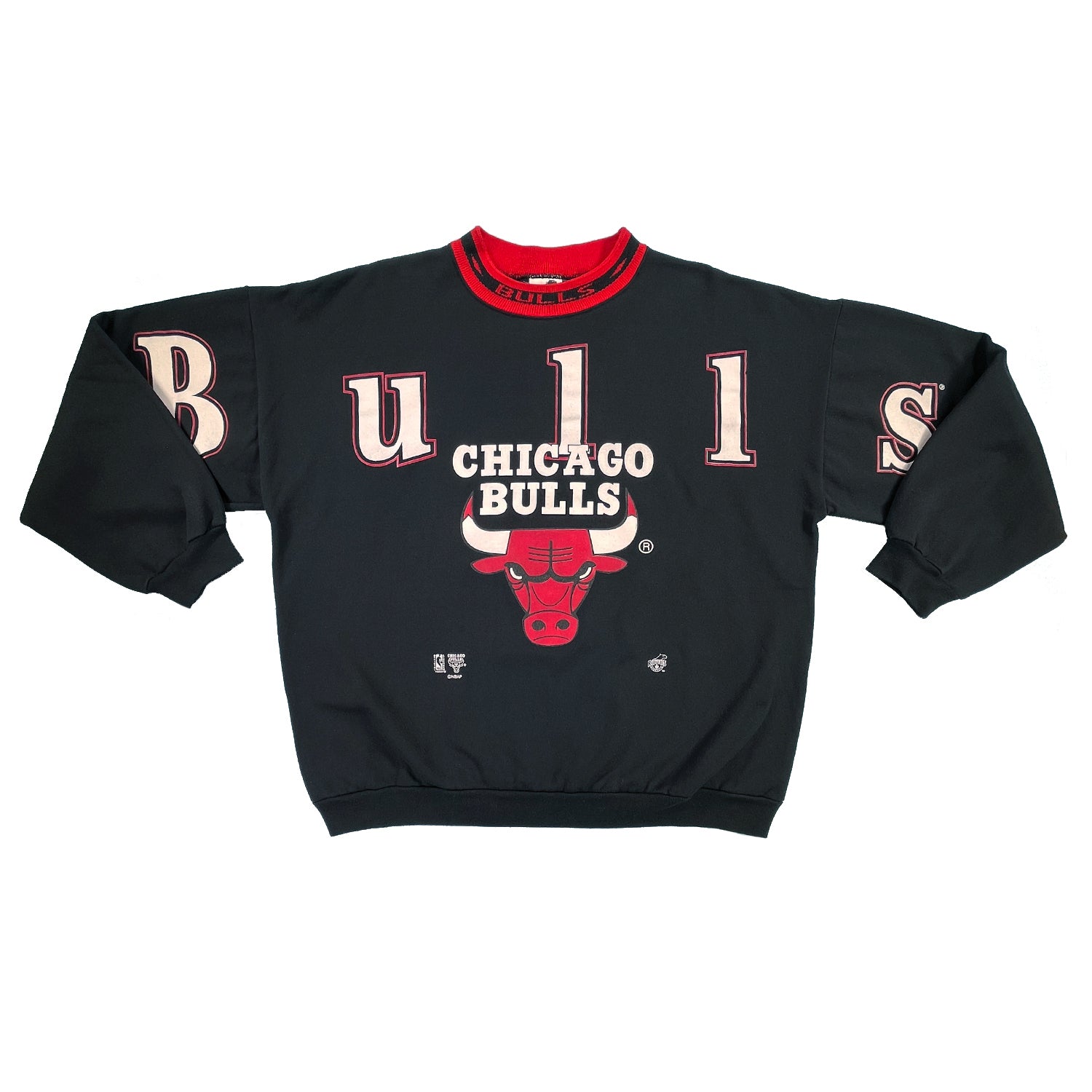 '90s Chicago Bulls Ravens crewneck L