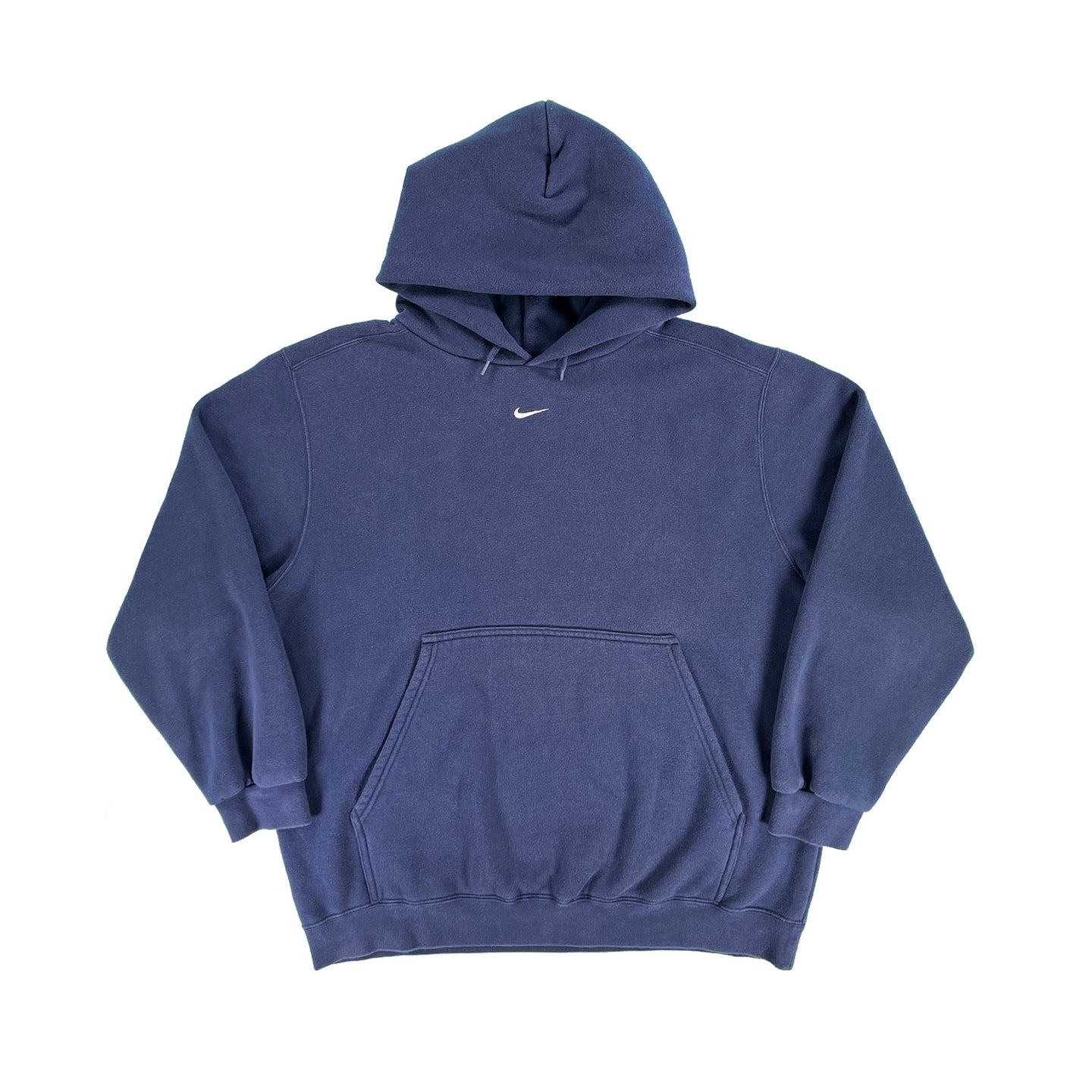 '90s Nike mid check hoodie blue L
