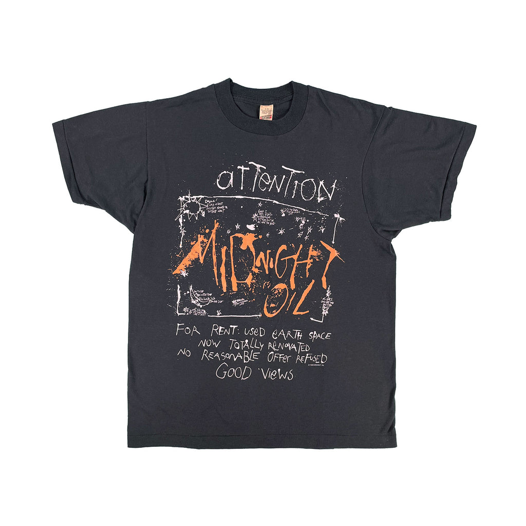 1988 Midnight Oil band tee L