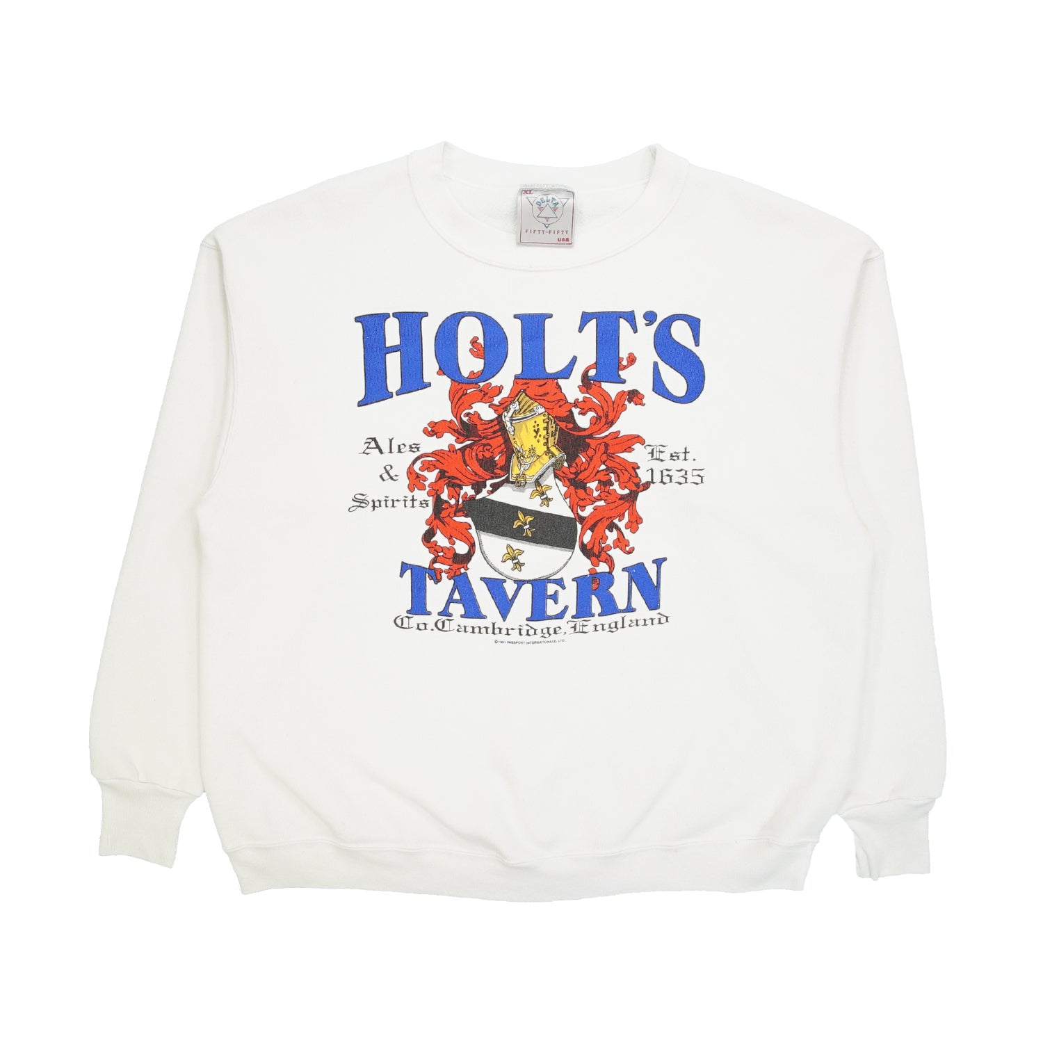 1991 Holt's Tavern Cambridge England crewneck L