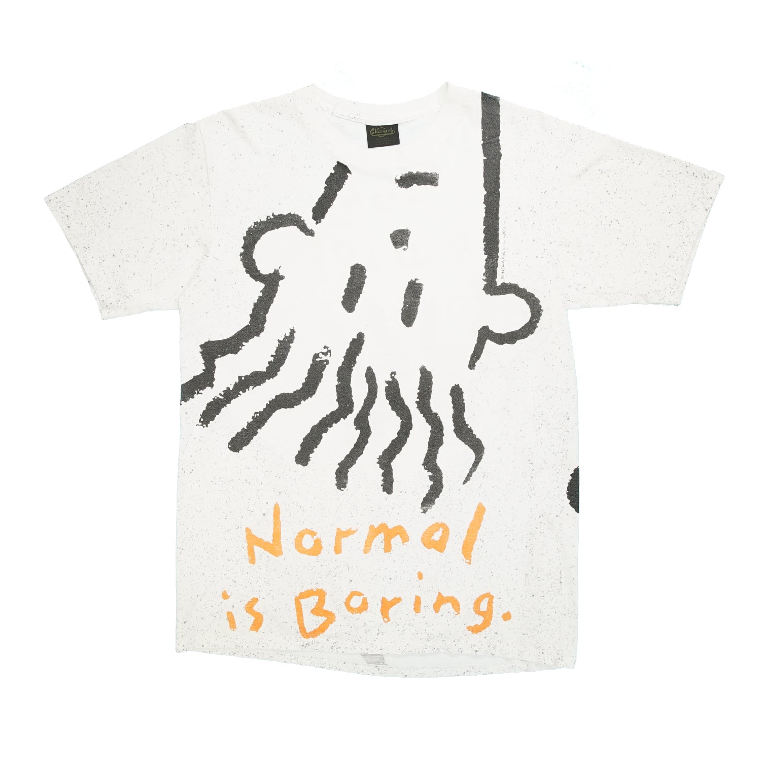 1985 Fido Dido Normal is Boring tee M/L