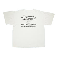 Load image into Gallery viewer, Vintage Verbatim Ditto Max technology tee XL

