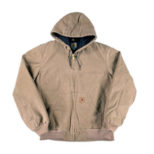 Load image into Gallery viewer, Carhartt full zip fleece-lined jacket M
