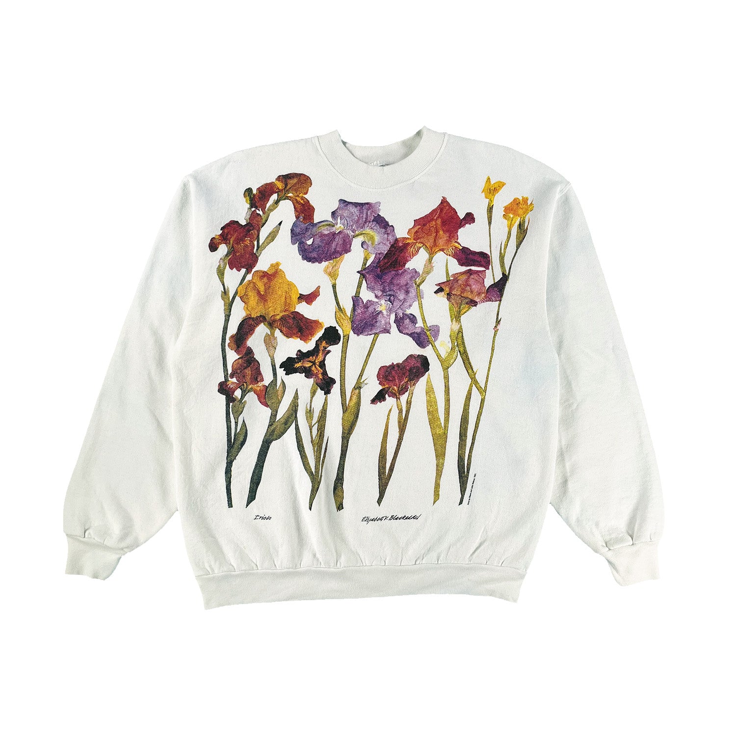 1997 watercolour flowers crewneck M/L