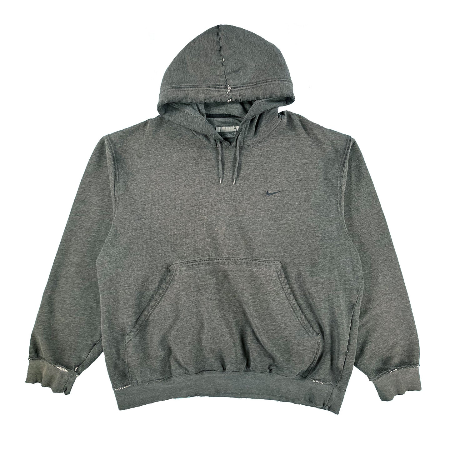 ‘00s Nike mini swoosh hoodie faded L