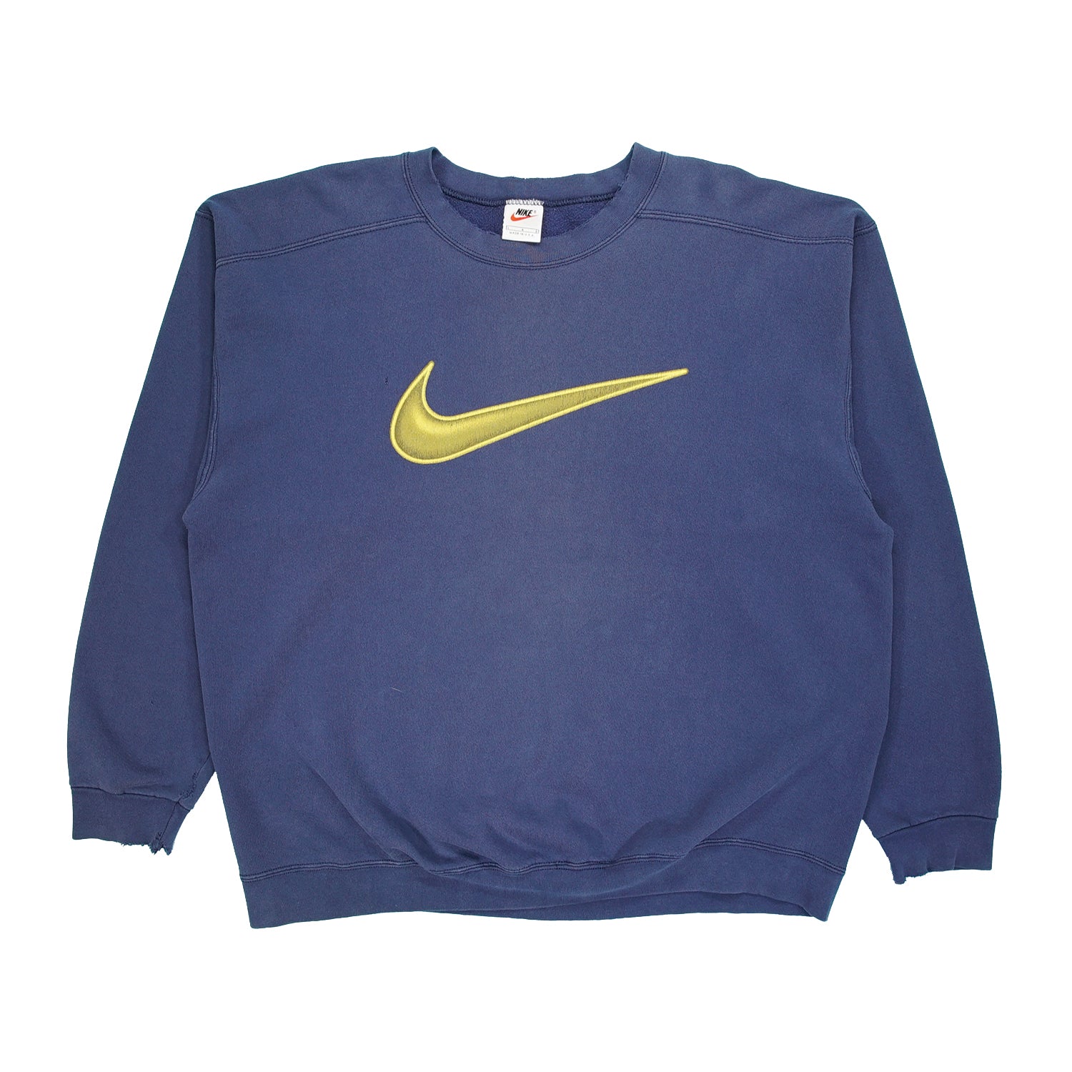 '90s Nike big swoosh crewneck L