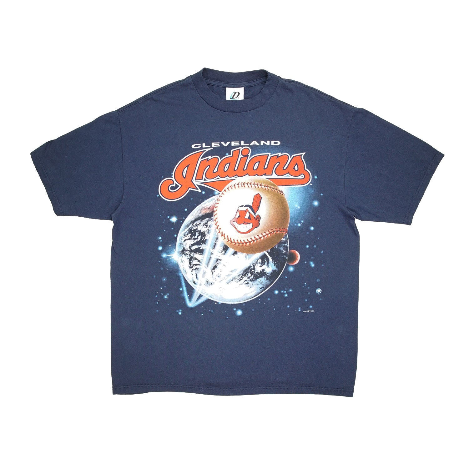 1999 Cleveland Indians baseball space tee