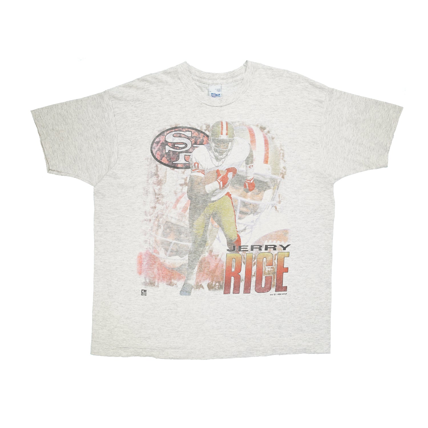 1994 Jerry Rice SF 49ers NFL stats tee XL