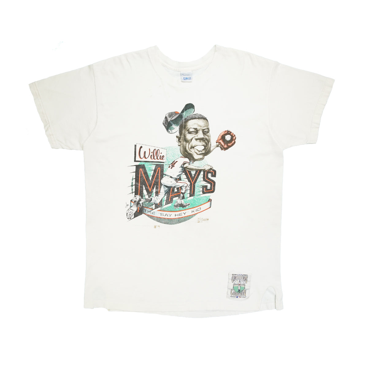 Vintage Willie Mays "The 'Say Hey' Kid" Salem tee XL
