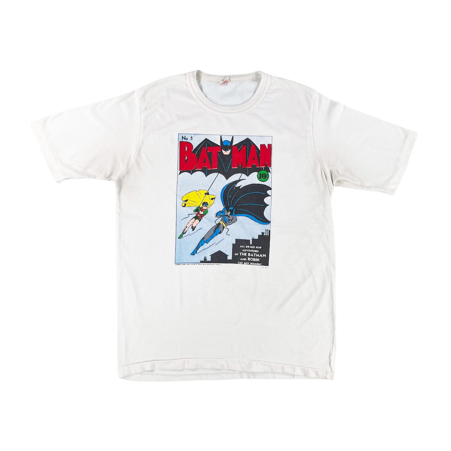 Vintage Batman comic strip tee L